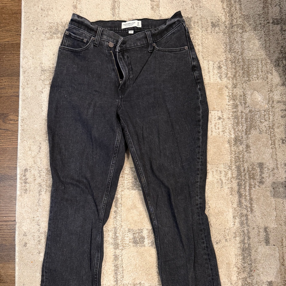 Abercrombie & Fitch Dark Gray Denim Jeans